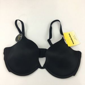 WonderBra 36D light lift push up black bra new